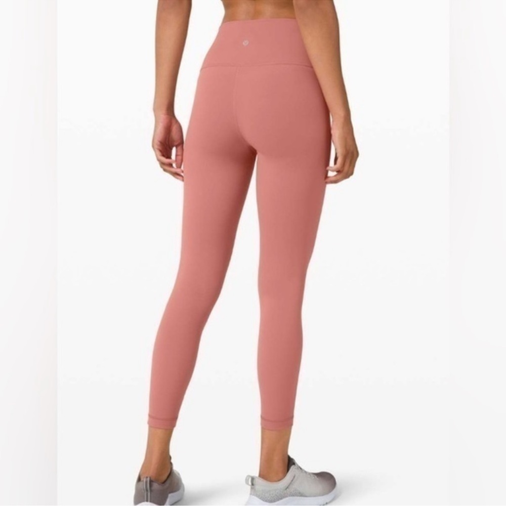 Lululemon Align Leggings rose color high waist waisted
